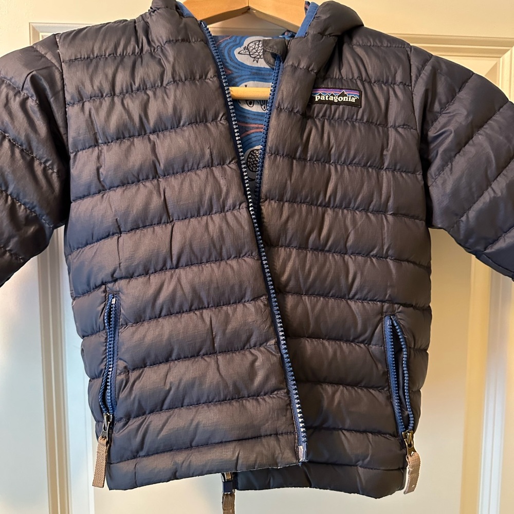 Patagonia Reversible Down Hoodie Toddler 4T